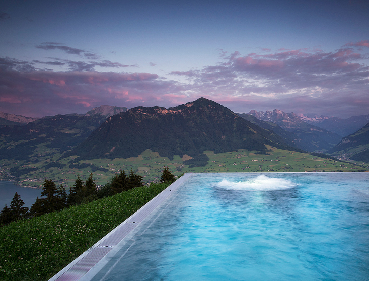 World's Best Hotel Views | Hotel Villa Honegg, Ennetbuergen, Switzerland