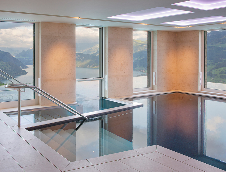 World's Best Hotel Views | Hotel Villa Honegg, Ennetbuergen, Switzerland